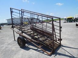PORTABLE CATTLE LOADING CHUTE