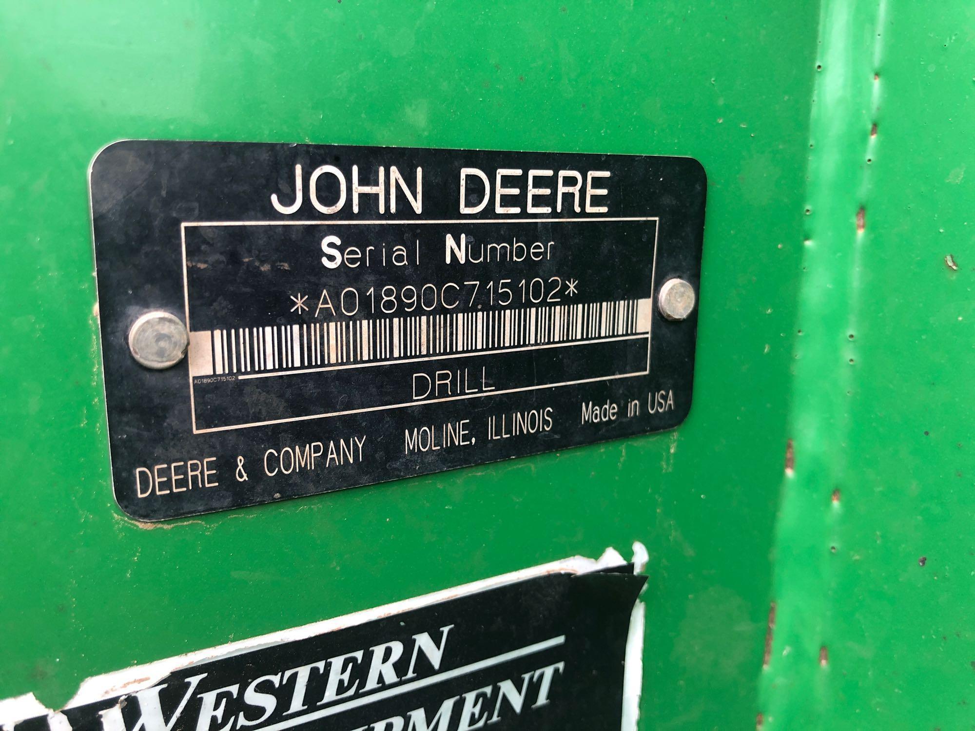 2005 JD 1890 42' NO TILL DRILL