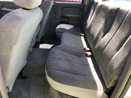 2003 DODGE 3500 PICKUP, QUAD CAB, 4X4, 5.9 DSL, DUALLY