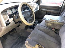 2003 DODGE 3500 PICKUP, QUAD CAB, 4X4, 5.9 DSL, DUALLY