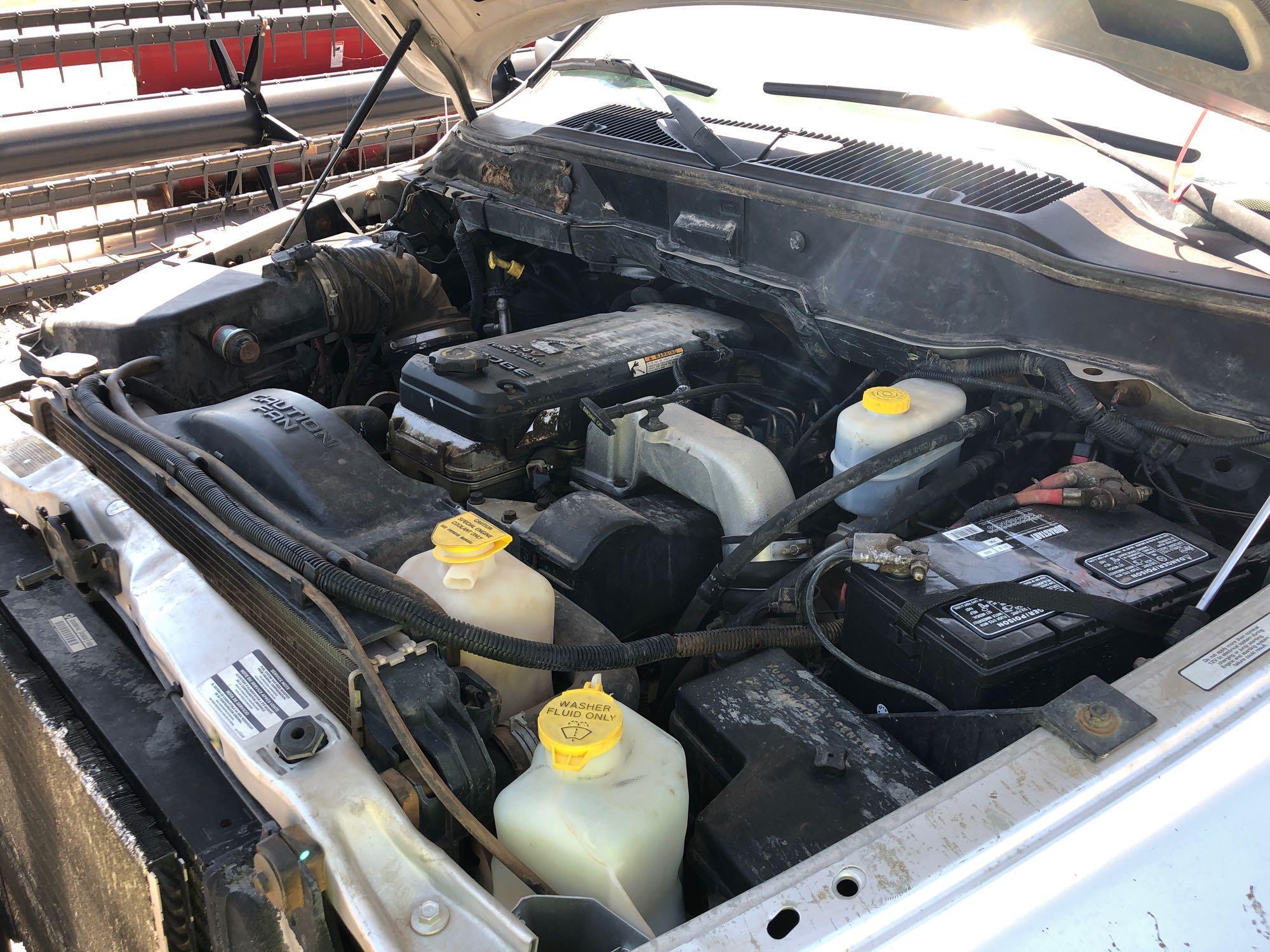 2003 DODGE 3500 PICKUP, QUAD CAB, 4X4, 5.9 DSL, DUALLY