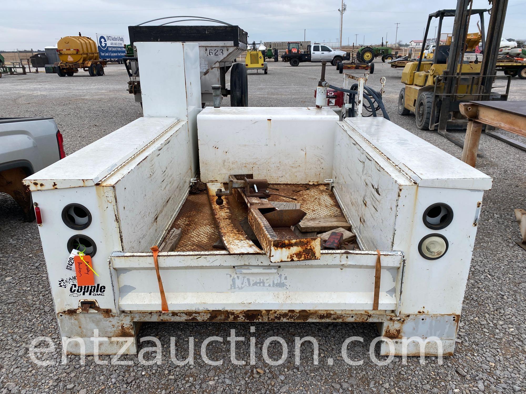 KNAPHEIDE UTILITY BED WITH 100 GALLON DIESEL