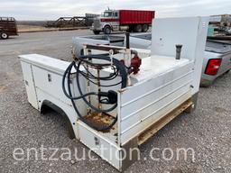 KNAPHEIDE UTILITY BED WITH 100 GALLON DIESEL
