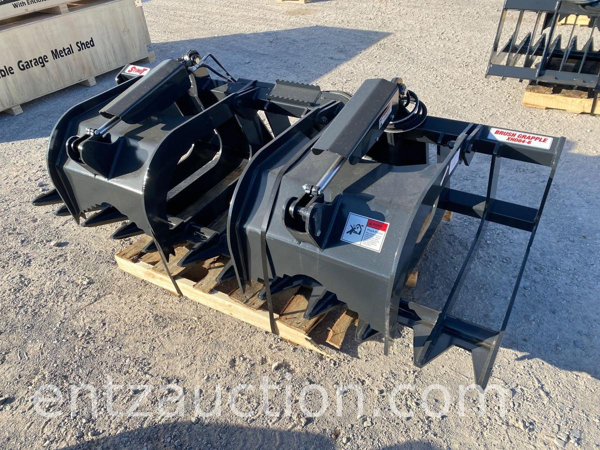STOUT XHD 84" BRUSH GRAPPLE, 6" OPENINGS, USSA, UNUSED