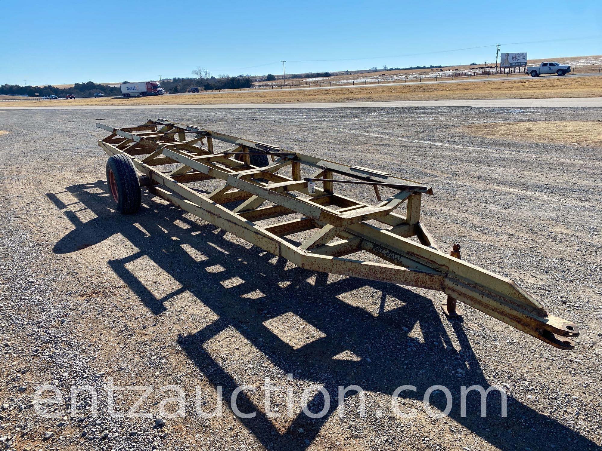4 BALE HAY TRAILER, BP, (R) NO TITLE,