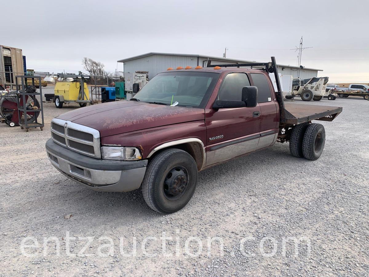 2001 DODGE 3500 PICKUP, EXTENDED CAB, 5.9 L