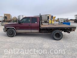 2001 DODGE 3500 PICKUP, EXTENDED CAB, 5.9 L
