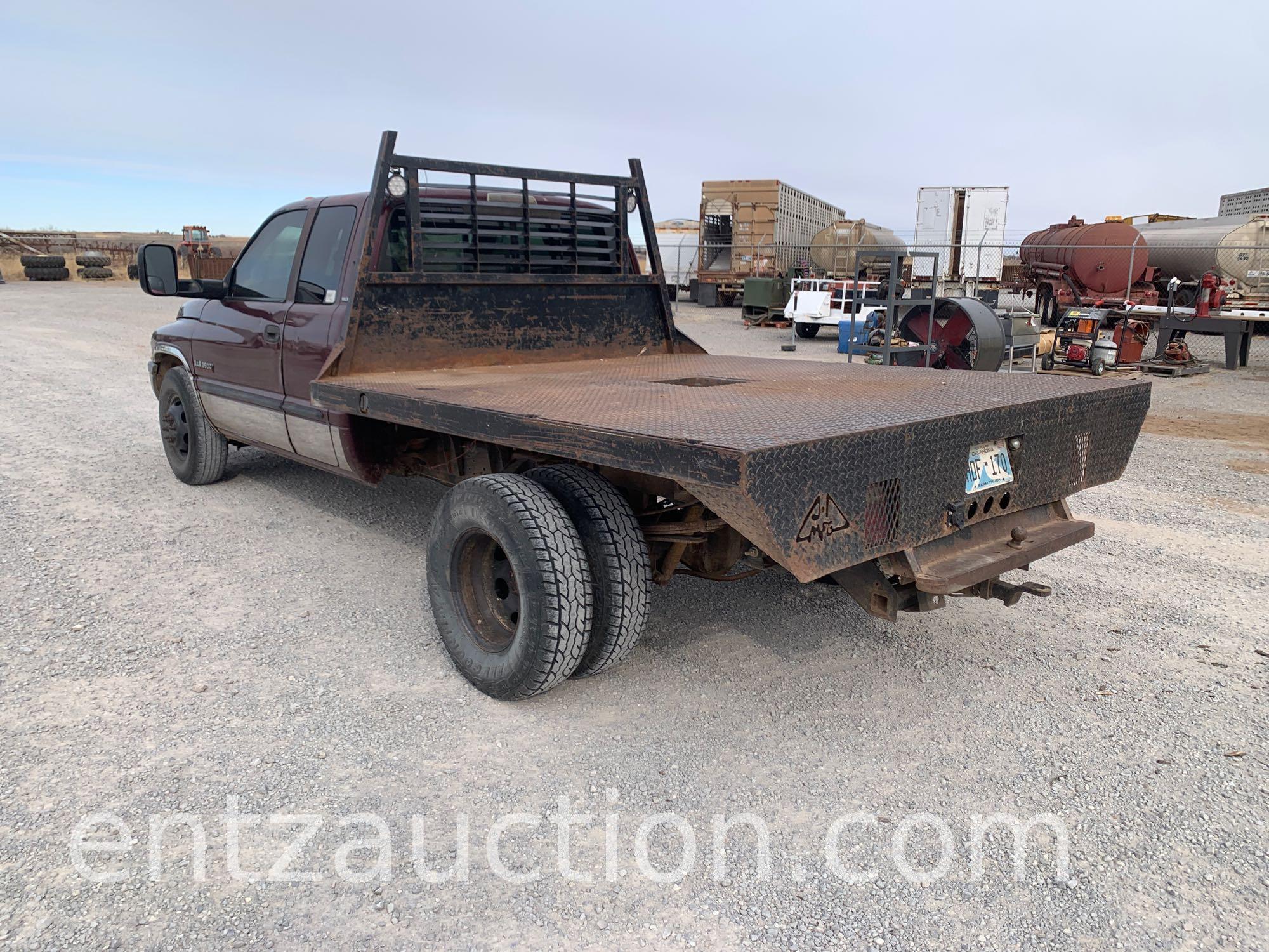 2001 DODGE 3500 PICKUP, EXTENDED CAB, 5.9 L