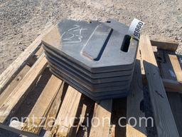 CASE IH TRACTOR WEIGHTS ***SOLD TIMES THE