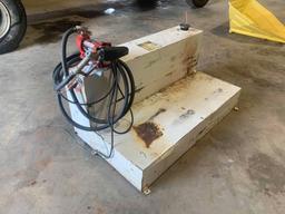 L-SHAPED FUEL TANK WITH FILLRITE PUMP 12V 15 GPM