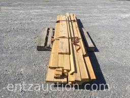 LOT OF LUMBER, VARIOUS LENGTHS