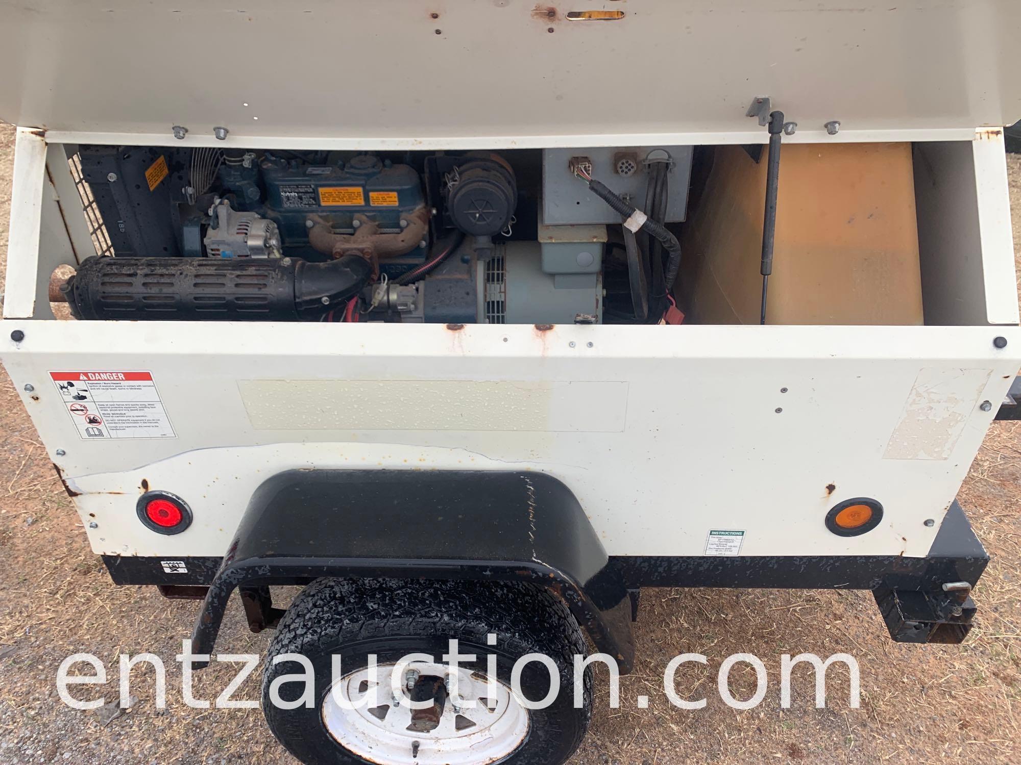 2013 TEREX 6 KW GENERATOR, KUBOTA D1105 ENGINE,
