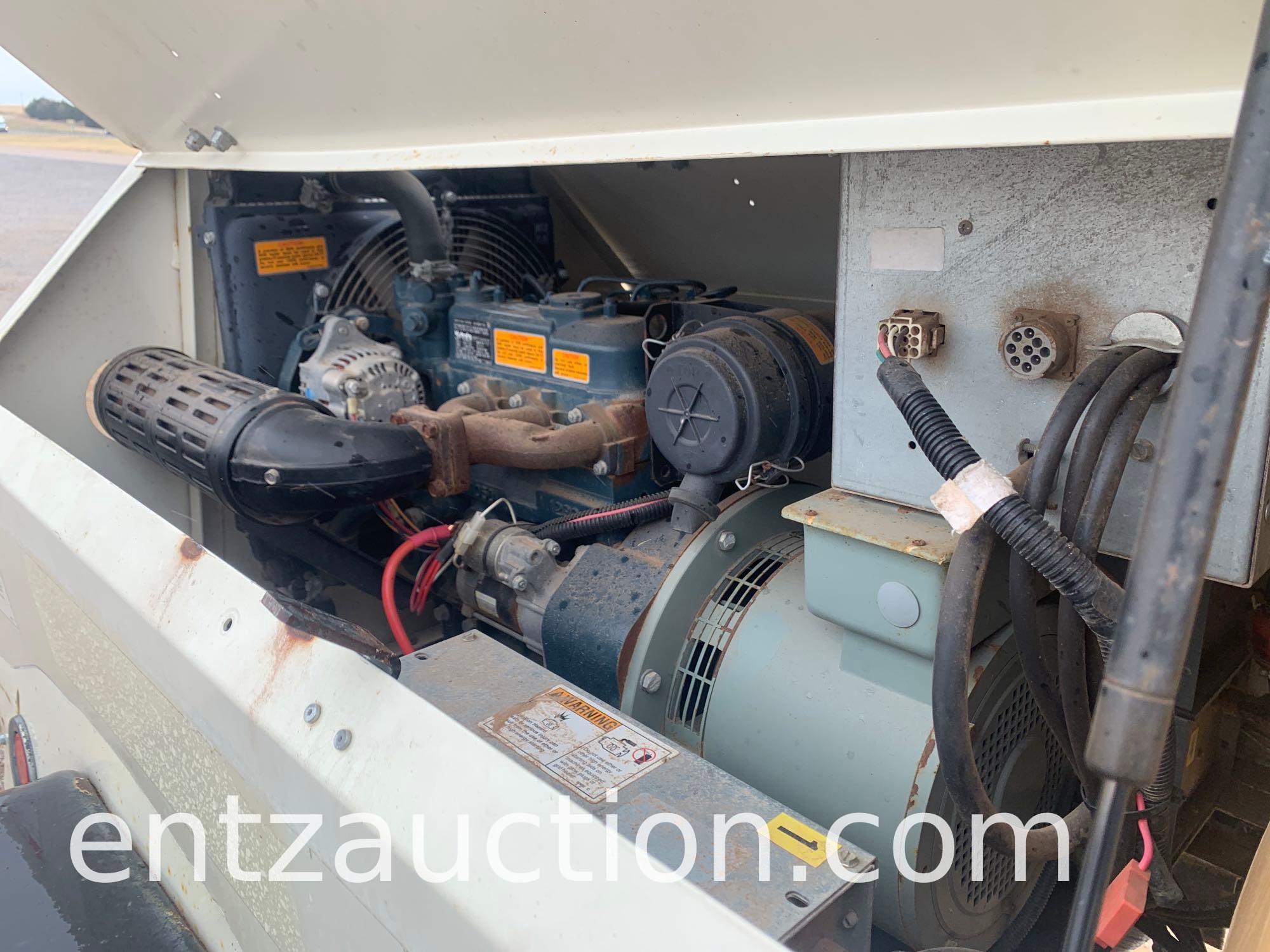 2013 TEREX 6 KW GENERATOR, KUBOTA D1105 ENGINE,