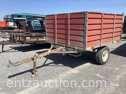 SHOPBUILT 6' X 7' HYD. DUMP TRAILER, SA,