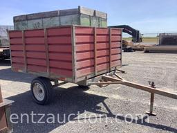 SHOPBUILT 6' X 7' HYD. DUMP TRAILER, SA,