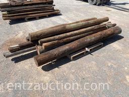 USED WOOD POSTS OF VARIOUS SIZES **SOLD TIMES THE