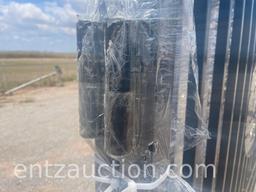 SET OF 2) 10' DECORATIVE WROUGHT IRON GATES