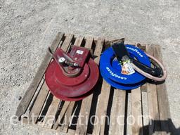 1) REEL CRAFT HOSE REEL W/ HOSE, 1) GOODYEAR