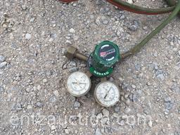 VICTOR CUTTING TORCH, 2 SETS OF GAUGES