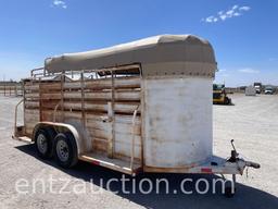WW 5' X 16' STOCK TRAILER, BP, TA, LIFETIME