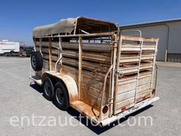 WW 5' X 16' STOCK TRAILER, BP, TA, LIFETIME