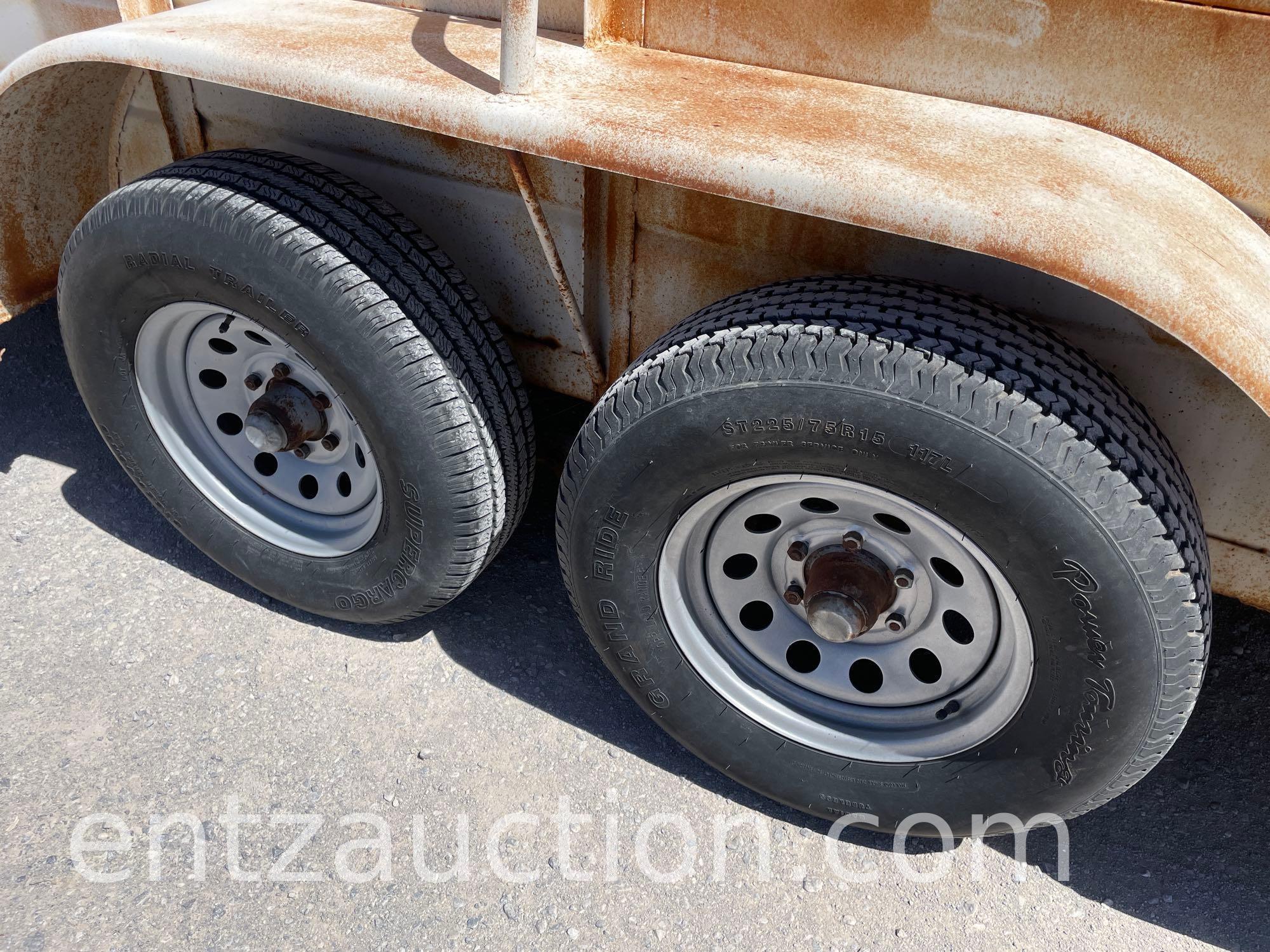 WW 5' X 16' STOCK TRAILER, BP, TA, LIFETIME