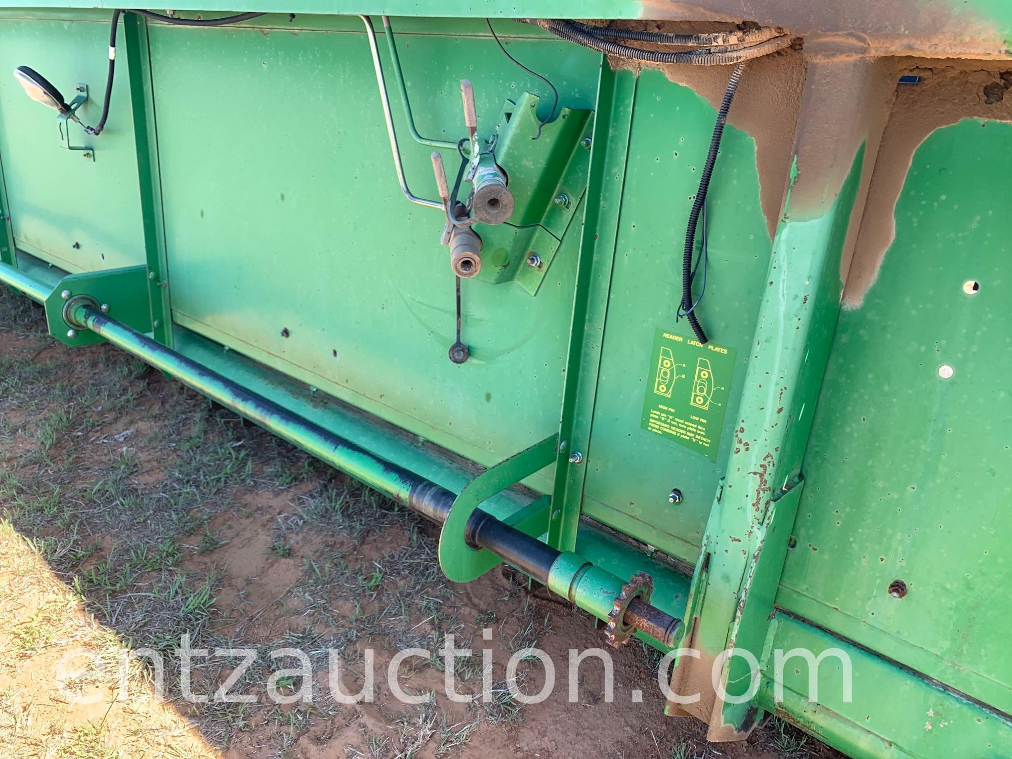 JD 930 PLATFORM HEADER W/ PICKUP REEL,