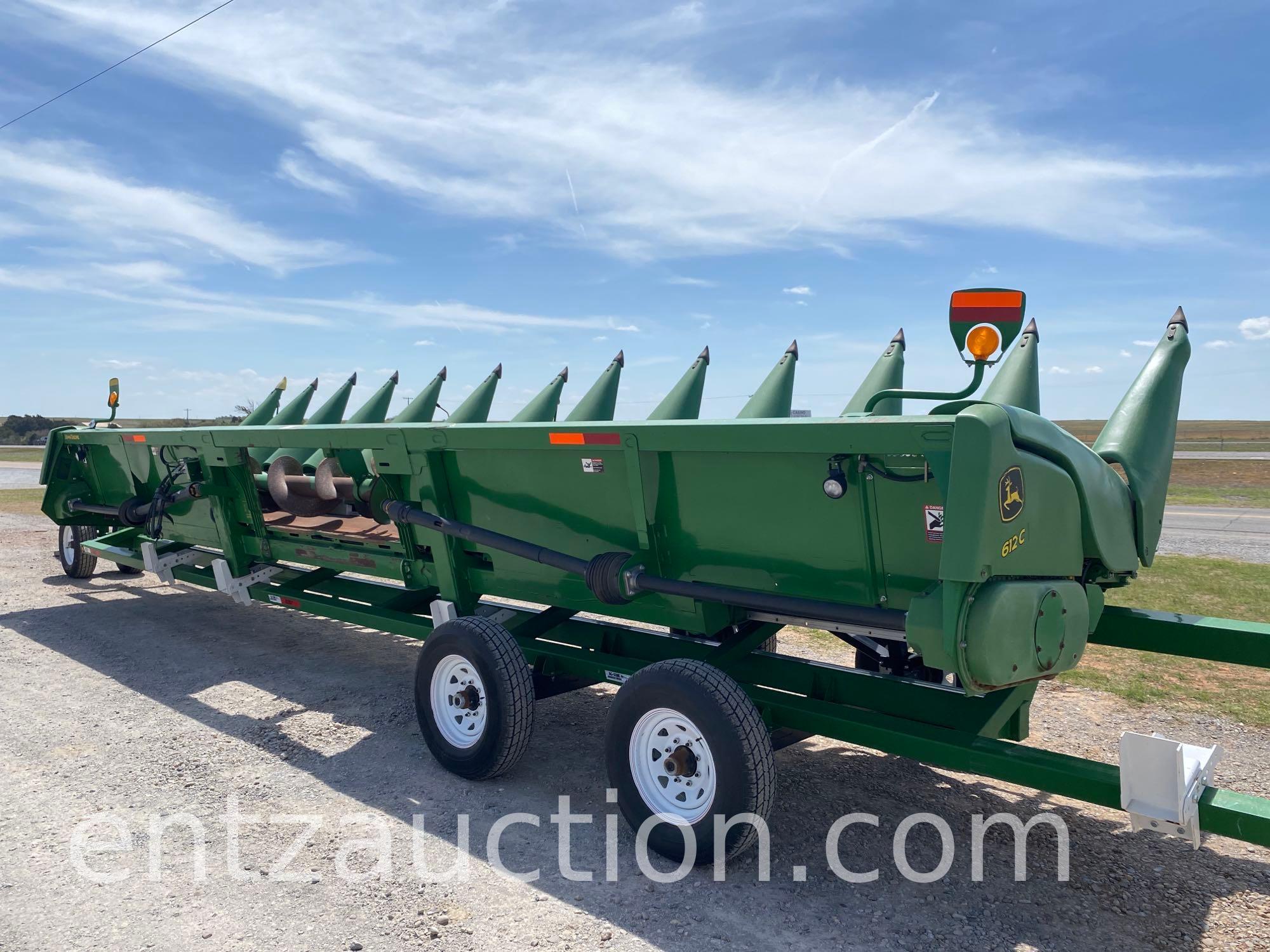 2012 JD 612 C CORN HEAD, 12 ROW, 30" *HEADER ONLY,