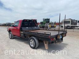 2008 DODGE 3500 PICKUP, SINGLE WHEEL, REGULAR CAB,