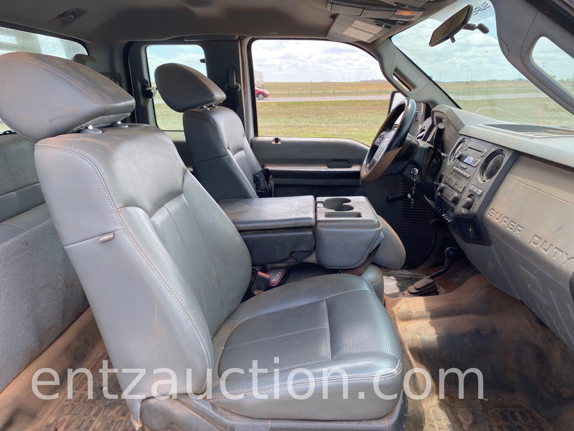 2011 FORD F350 PICKUP, EXT. CAB, DUALLY, 4X4,