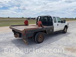 2011 FORD F350 PICKUP, EXT. CAB, DUALLY, 4X4,