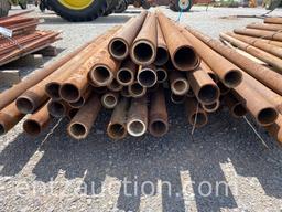 2 3/8'' PIPE POSTS, 8' *SOLD TIMES THE