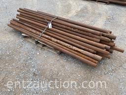 2 3/8'' PIPE POSTS, 8' *SOLD TIMES THE