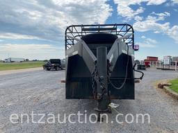 2005 GOOSENECK BAR TOP STOCK TRAILER, 6' X 24',