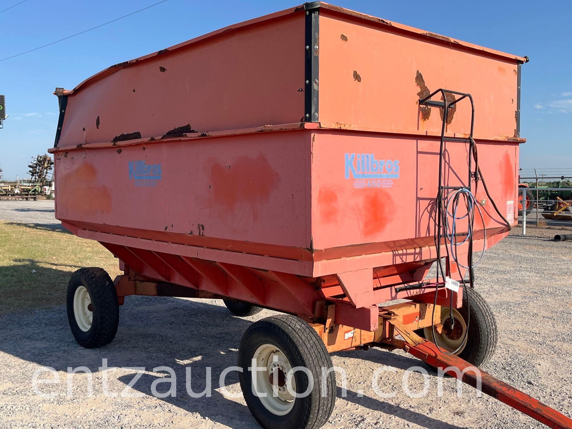 KILLBROS 450 CENTER HOPPER DUMP GRAIN TRAILER W/