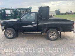 1993 TOYOTA PICKUP, SINGLE CAB, 4X4, 5 SPEED,