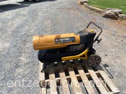 MASTER PRO 215 SHOP HEATER, TAKES KEROSENE OR DSL