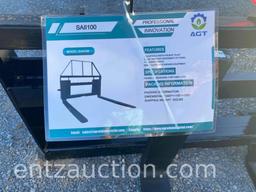 AGT 48" PALLET FORKS, 45" CARRIAGE, USSA