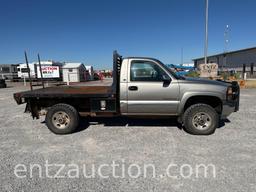 2001 GMC 2500 PICKUP, SINGLE CAB, 4X4, AUTO, 8100
