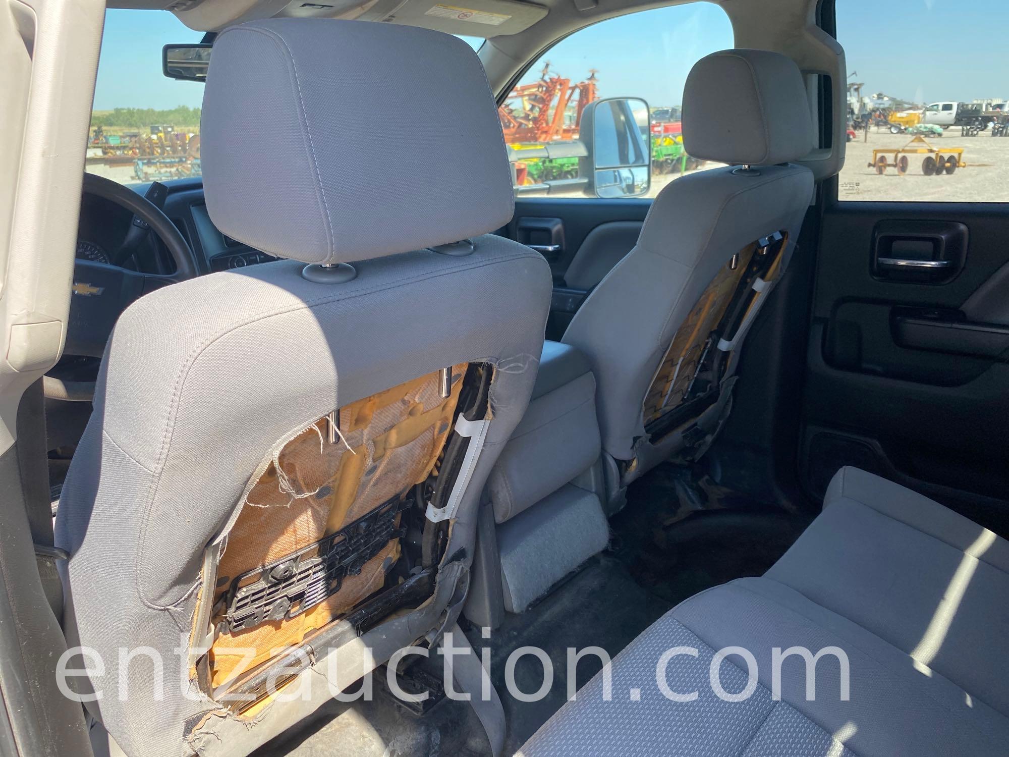 2015 CHEVY 3500 SILVERADO PICKUP, CREW CAB,