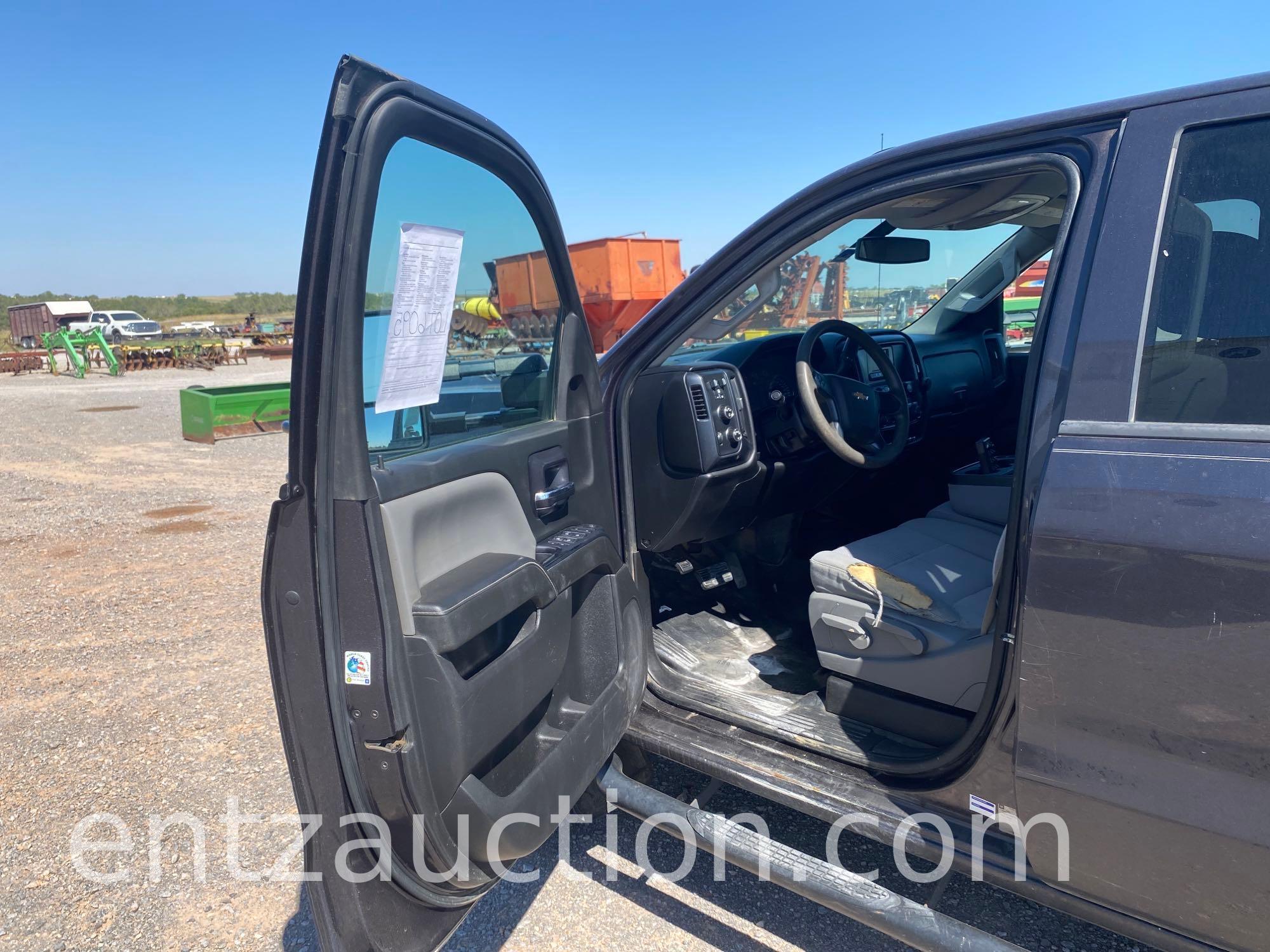 2015 CHEVY 3500 SILVERADO PICKUP, CREW CAB,