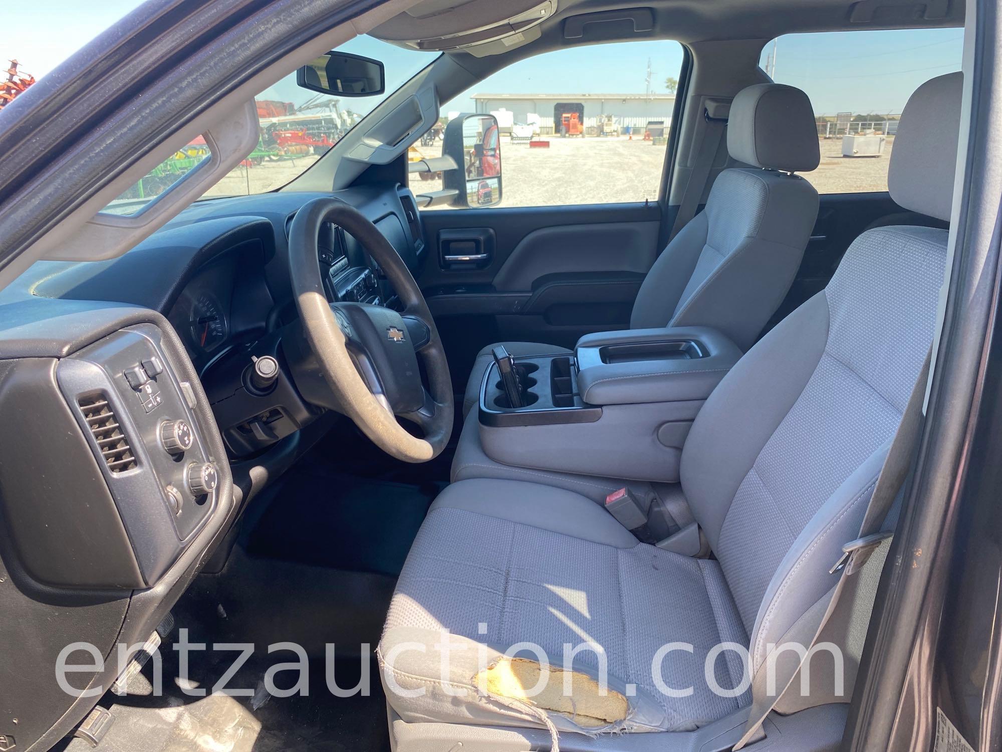 2015 CHEVY 3500 SILVERADO PICKUP, CREW CAB,