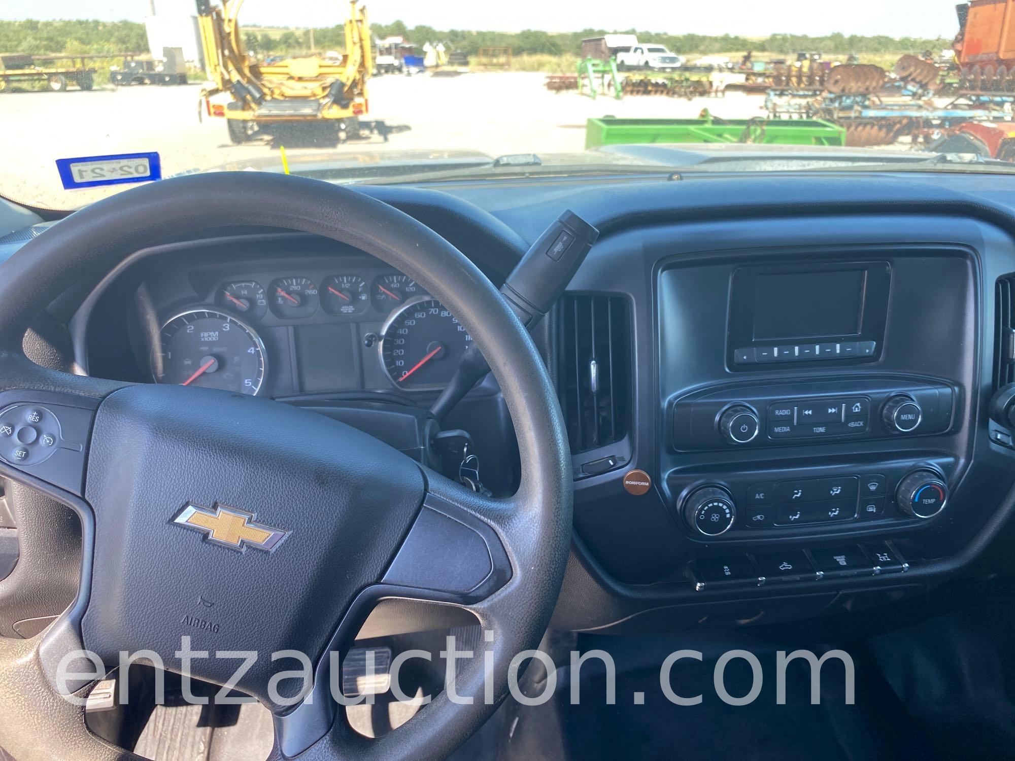 2015 CHEVY 3500 SILVERADO PICKUP, CREW CAB,