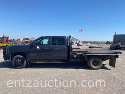 2015 CHEVY 3500 SILVERADO PICKUP, CREW CAB,