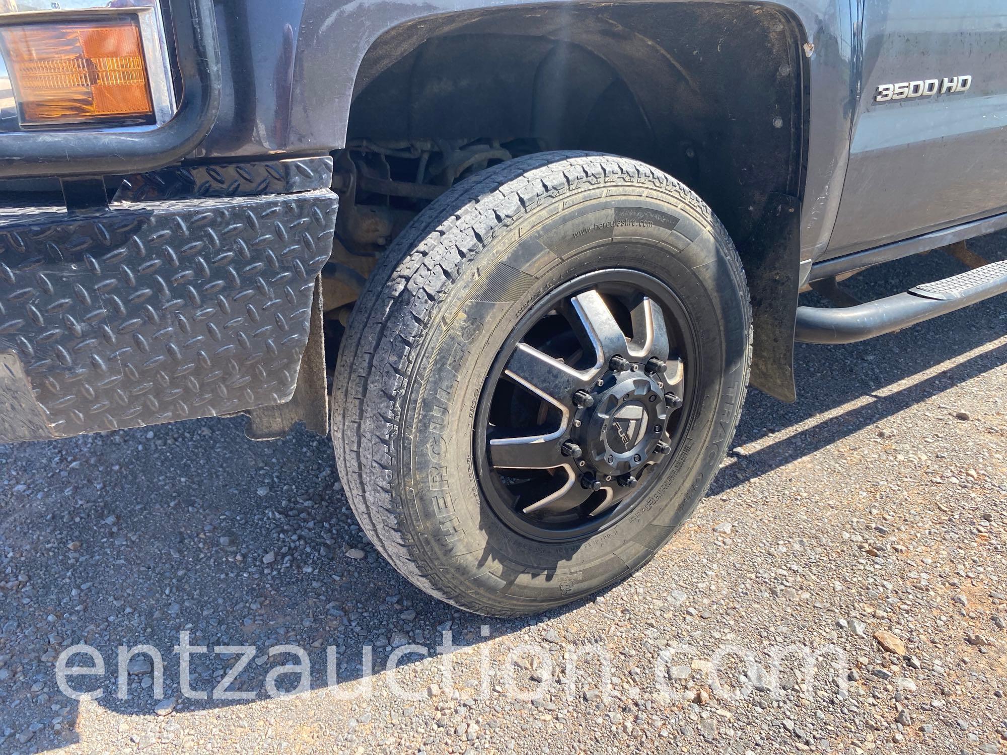 2015 CHEVY 3500 SILVERADO PICKUP, CREW CAB,