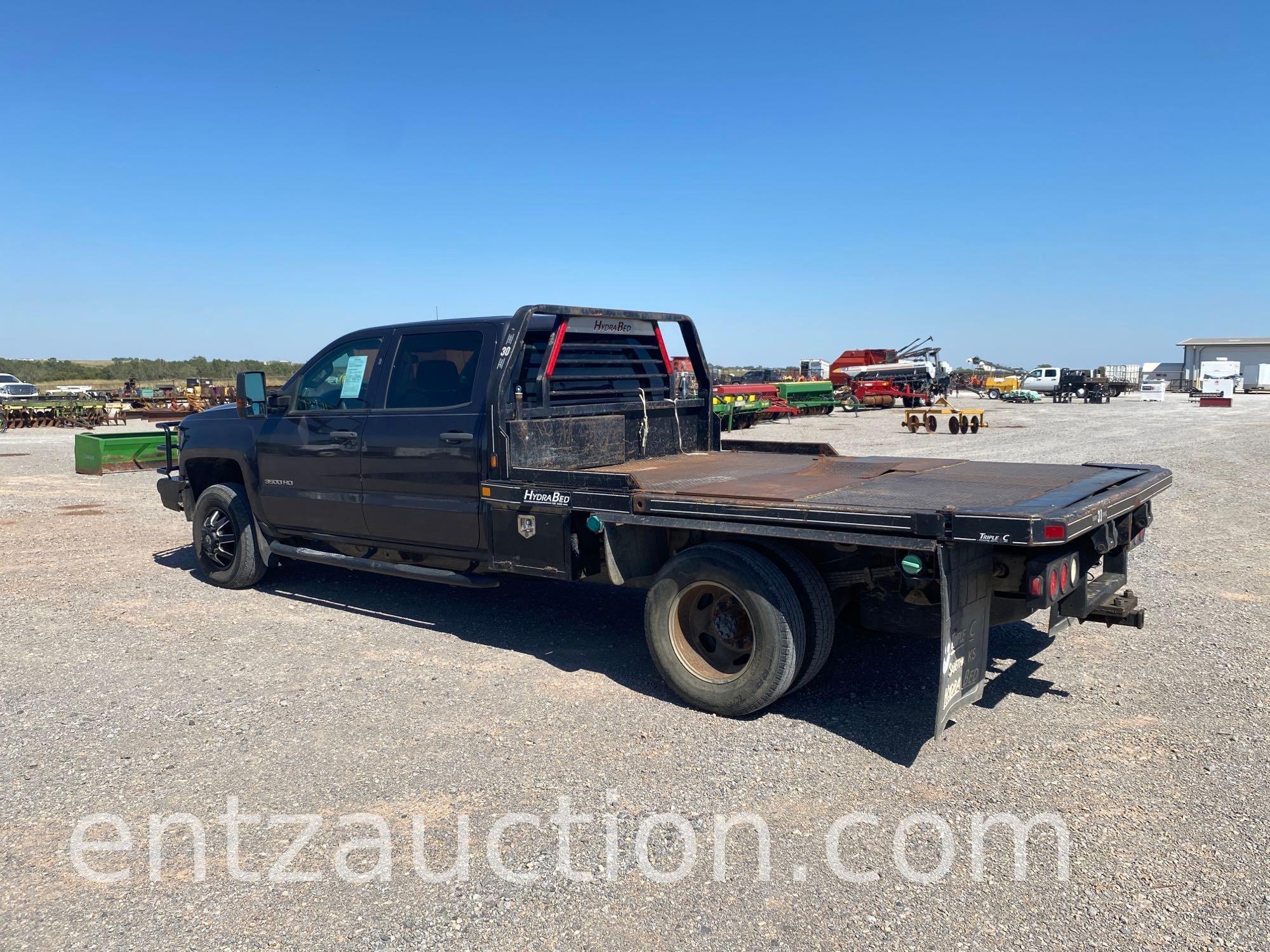 2015 CHEVY 3500 SILVERADO PICKUP, CREW CAB,