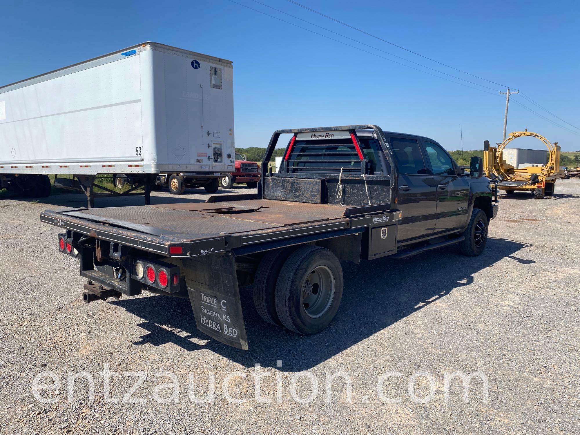 2015 CHEVY 3500 SILVERADO PICKUP, CREW CAB,