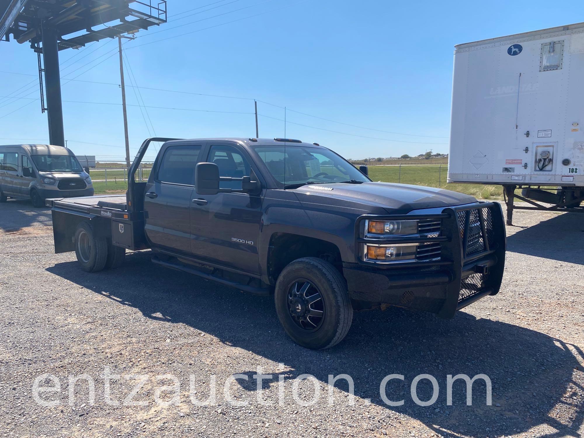 2015 CHEVY 3500 SILVERADO PICKUP, CREW CAB,