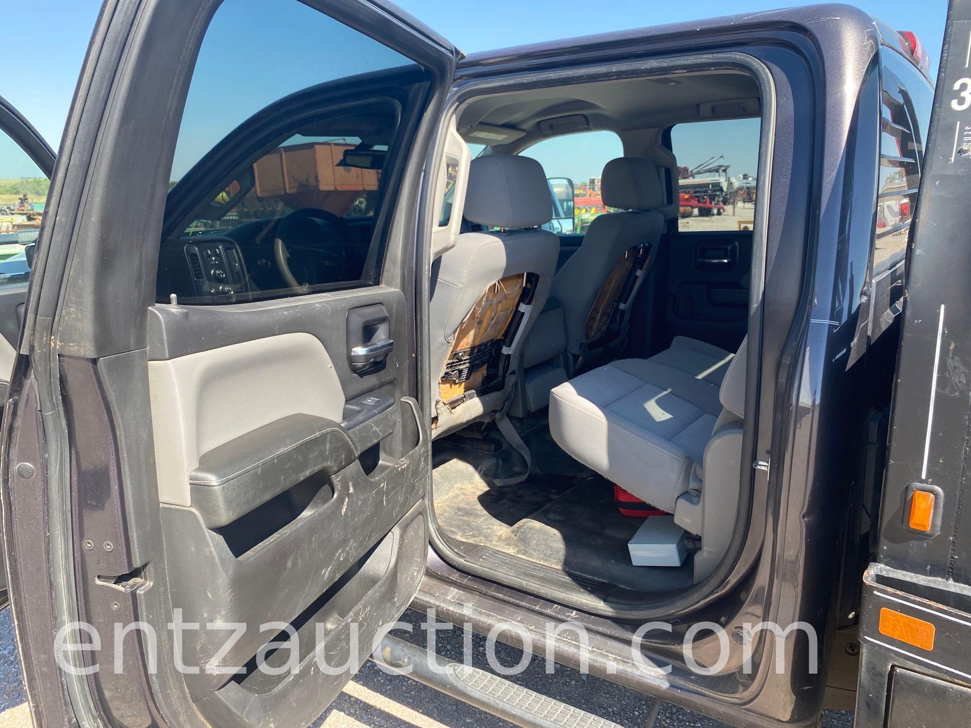 2015 CHEVY 3500 SILVERADO PICKUP, CREW CAB,