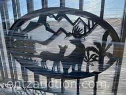 14' BI-PARTING WROUGHT IRON GATE